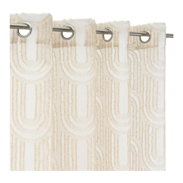 Beež kardin 140x260 cm Relief Arch - Casa Selección-image-2