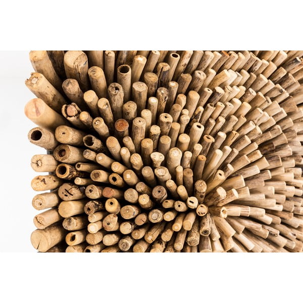 Teakist seinakaunistus Bee, 70 x 70 cm Teak - WOOX LIVING-image-1