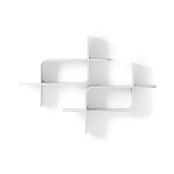 Valge kummipuidust riiul 62 cm Montage - Umbra-image-3