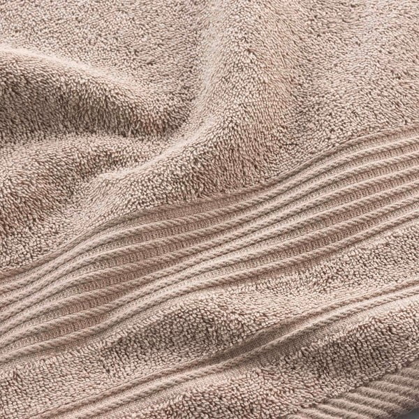 Beež puuvillane froteerätik 50x90 cm Tendresse - douceur d'intérieur-image-2