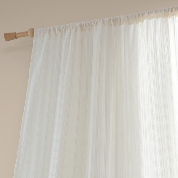 Valge puuvillane kardin 140x137 cm Zofia Broderie Anglaise - Pineapple Elephant