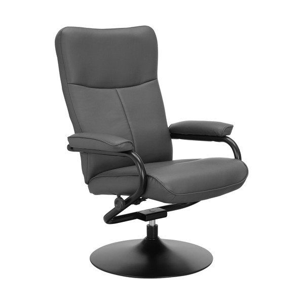 Hall kunstnahast lõõgastustool koos jalatoega Istad - Støraa-image-3