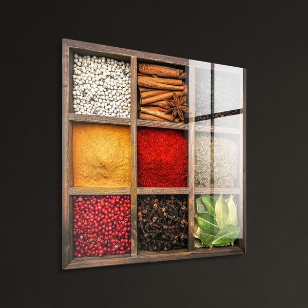 Klaasist maal 30x30 cm Spices Box - Styler-image-2