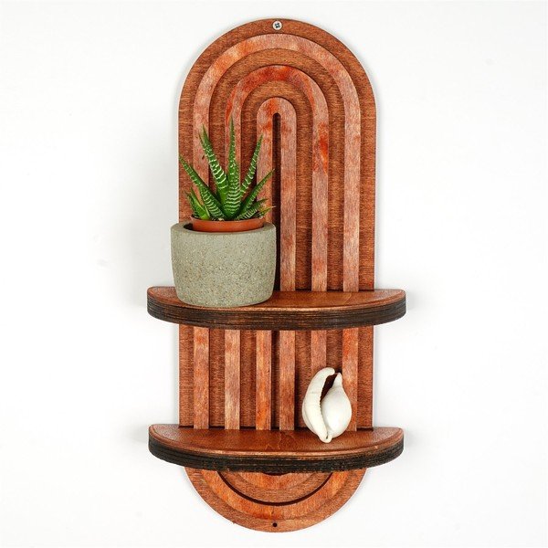 Helepunane põrandariiul 20 cm Raf - Kalune Design-image-1