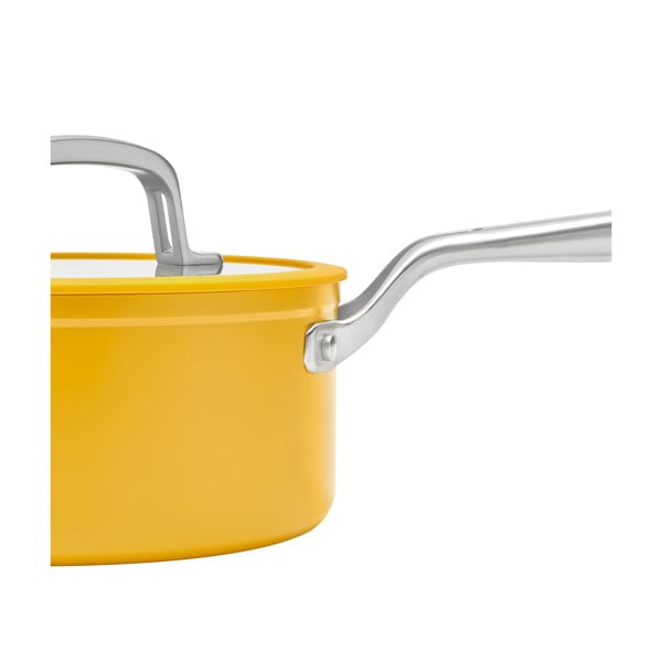 Alumiiniumist pott induktsioonpliidile koos kaane ja mittenakkuva pinnaga  2,4 l Meda 3.0 - FABINI-image-2