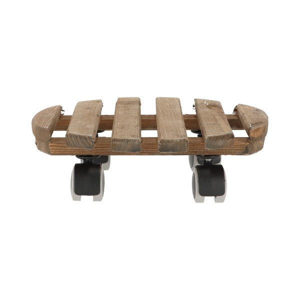 Puidust mobiilne alus lillepottidele ø 29 cm (kõrgus 8 cm) Indoor – Esschert Design-image-2