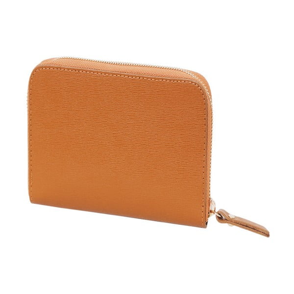 Oranžová peněženka z pravé kůže Andrea Cardone Paresso