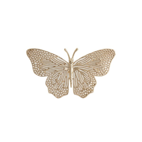 Metallist seinakaunistus 41x23 cm Butterfly - Light & Living