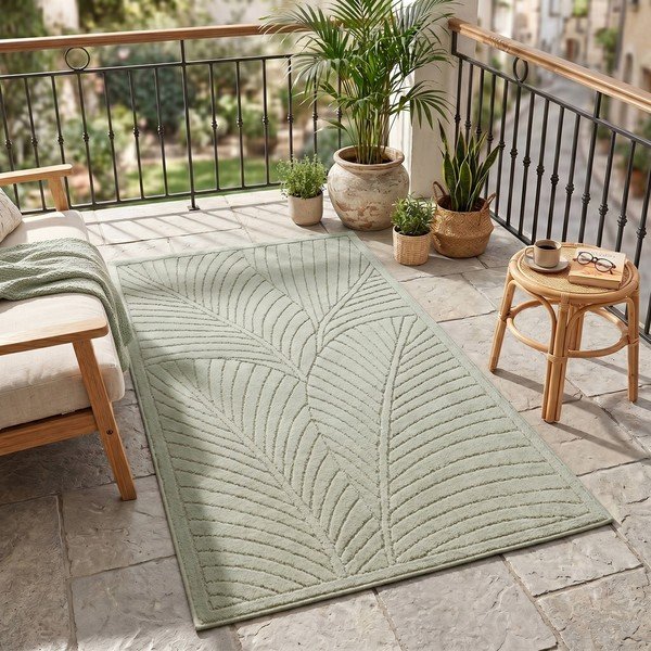 Roheline sise- ja välistingimustes kasutatav jooksja 80x250 cm Nova 1203 - Ayyildiz Carpets-image-1