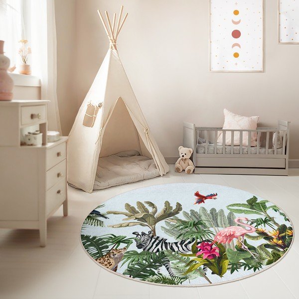 Pestav laste mänguvaip ø120 cm Jungle - Mila Home-image-1