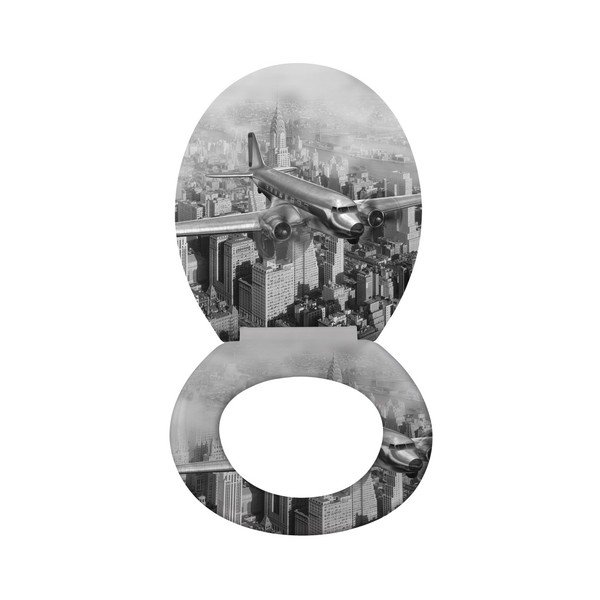 Lihtsalt sulguv WC-iste Old Time Plane, 45 x 37,5 cm - Wenko-image-1