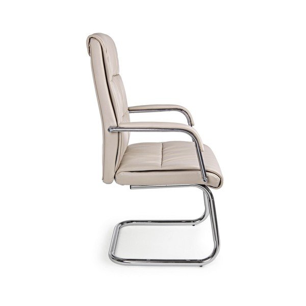 Taupe kunstnahast kontoritool Sydney – Bizzotto-image-4