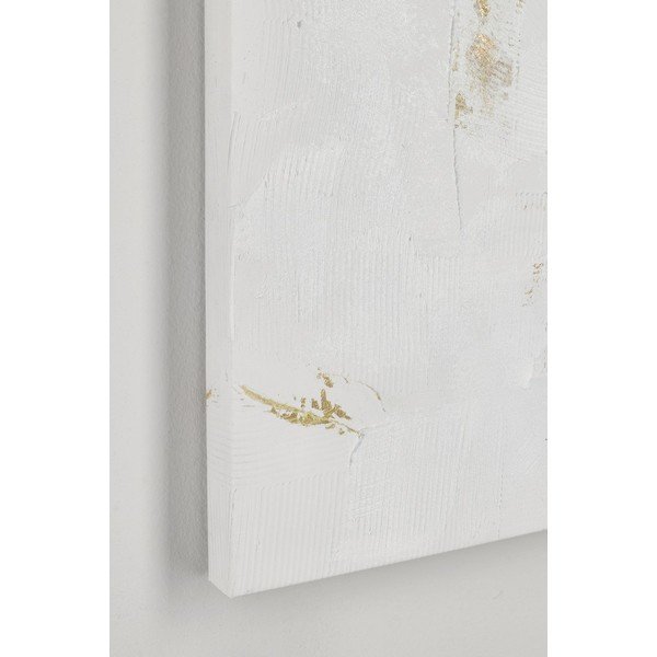 Trükitud/käsitsi maalitud elementidega lõuendimaal 80x80 cm Crown - Bizzotto-image-2