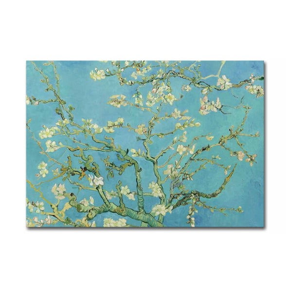 Seinareproduktsioon lõuendil Vincent Van Gogh Mandliõis, 100 x 70 cm Vincent Van Gogh - Almond Blossom - Wallity