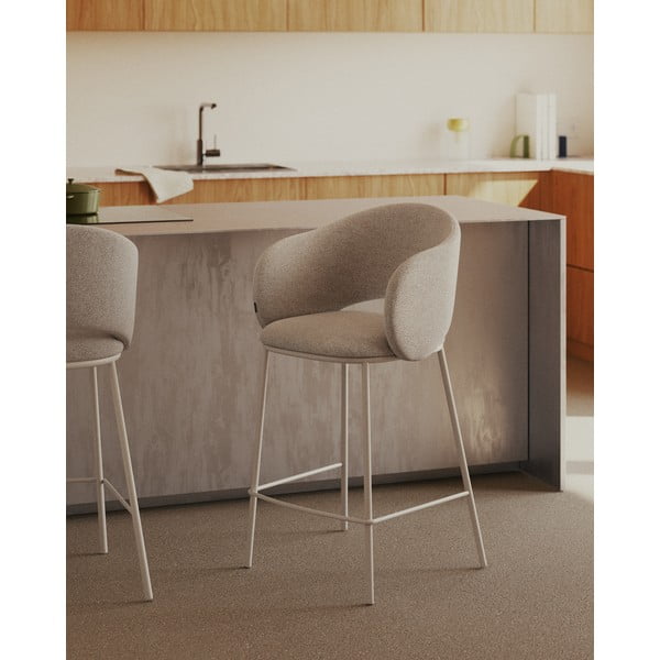 Elevandiluuvärvi baaritool (istme kõrgus 65 cm) Maina - Kave Home-image-1