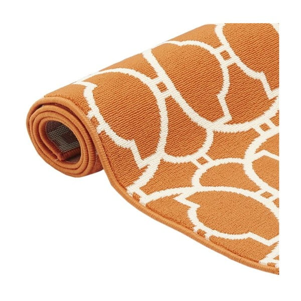 Oranž välivaip , 133 x 190 cm Interlaced - Floorita-image-3