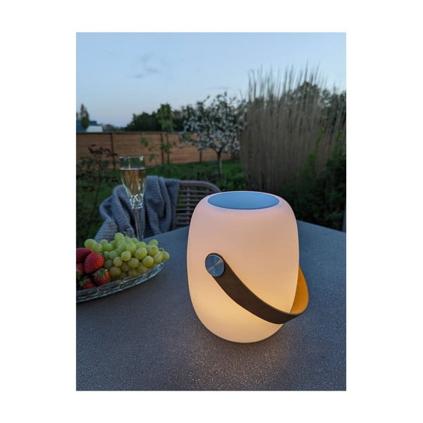 Kaasaskantav LED välisvalgusti koos taimeri ja USB-kõlariga ø 18 cm Cardiff - House Nordic-image-2