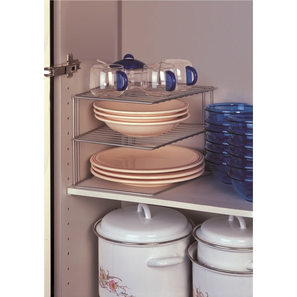 Terasest hõbedane lisariiul 25x25cm Palio - Metaltex-image-1