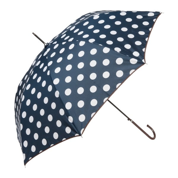 Deštník Ambiance Navy Dots, ⌀ 98 cm