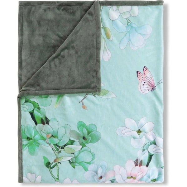 Roheline pööratav tekk , 130 x 160 cm Shi - Descanso-image-3