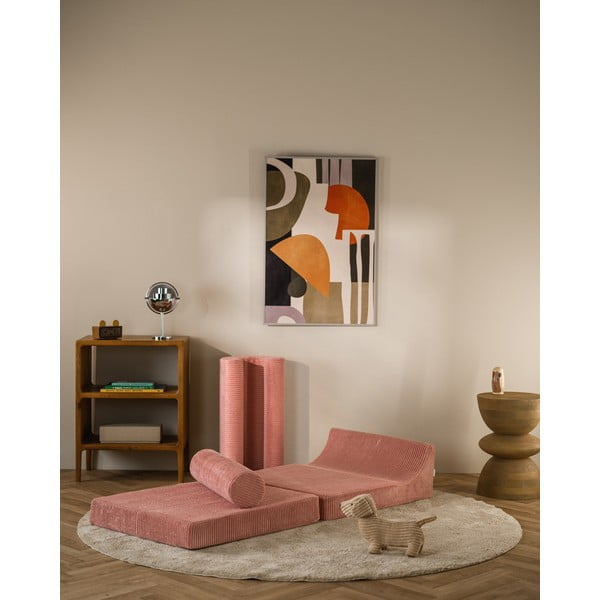 Roosa velvetist laste kott-tool Flipster - Wigiwama-image-1