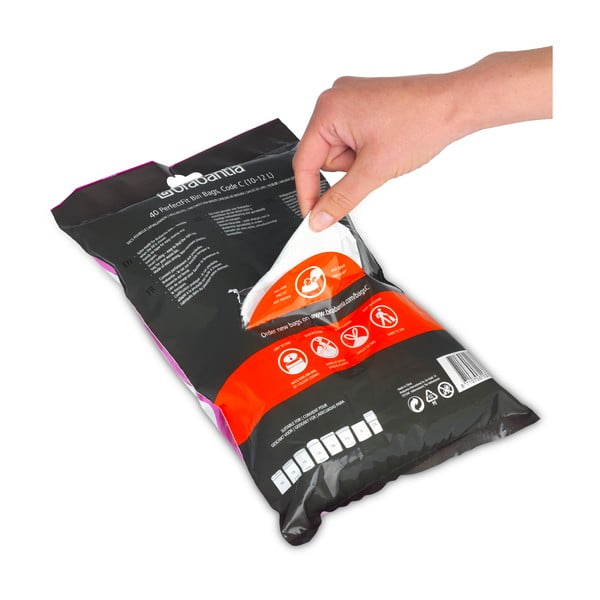 Prügikotid, 40 tk komplektis 12 l PerfectFit C - Brabantia-image-2