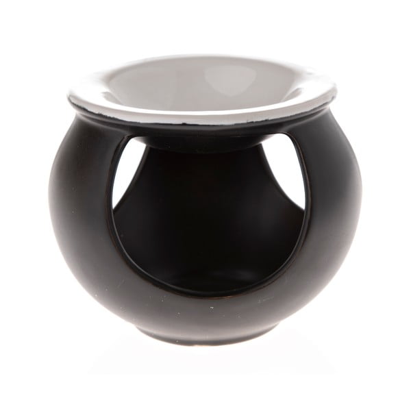 Černá keramická aromalampa Dakls Essencial