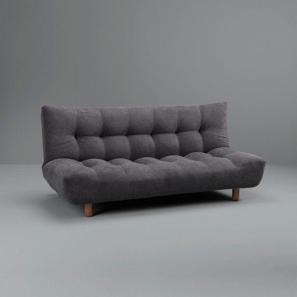 Tmavě šedá rozkládací pohovka Design Twist Tampico-image-2