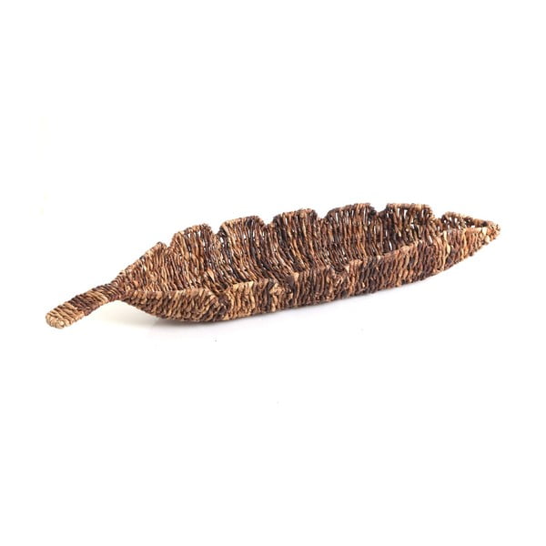 Proutěná miska Leaf, 68 cm