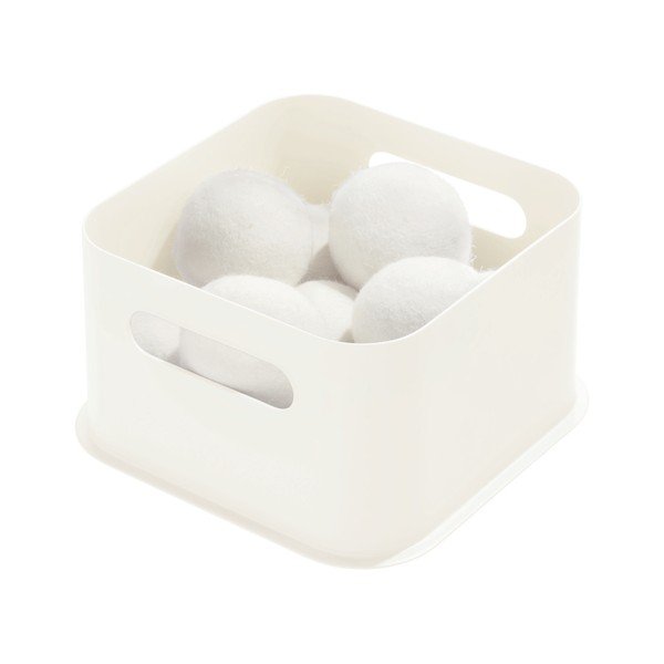 Valge hoiukarp Käepidemega, 21,3 x 21,3 cm Eco - iDesign-image-1