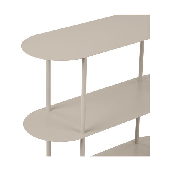 Beež metallriiul 90x81x31 cm Rieti - House Nordic-image-3