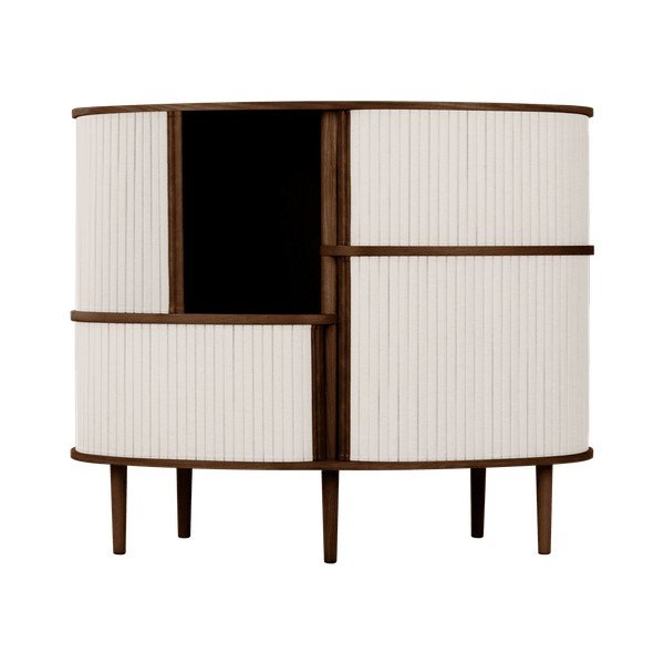 Pruun-beež tammespoonist lükandustega kummut 120x100x50 cm Audacious - UMAGE-image-2