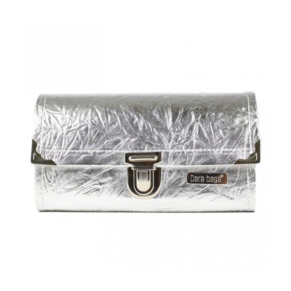 Peněženka ve stříbrné barvě Dara bags Purse Big No.761