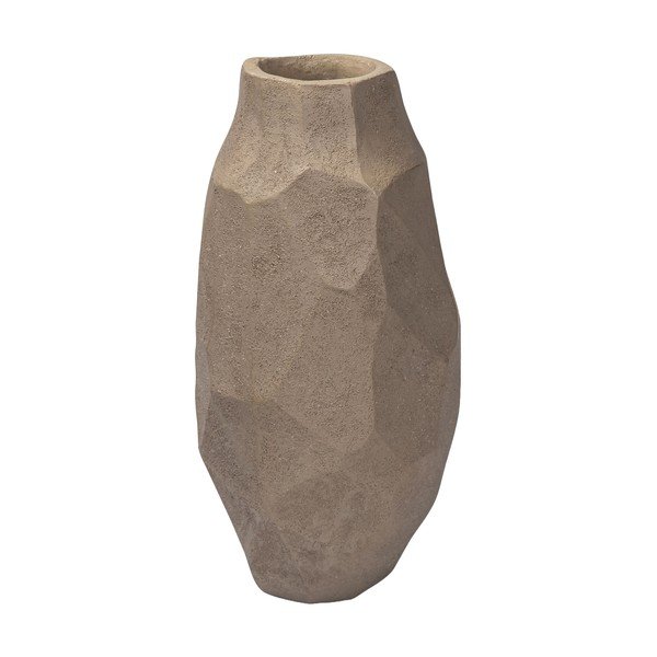 Beež polüresiinist vaas (kõrgus 18 cm) Nuki - Mette Ditmer Denmark