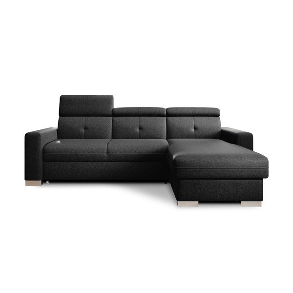 Must lahtikäiv/sahtliga nurgadiivan (parem nurk/lamamisosaga) Fresia – ELTAP