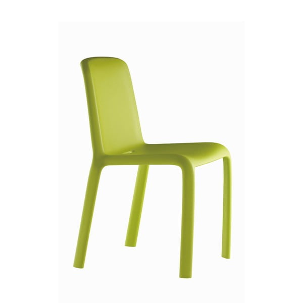 Zelená židle Pedrali Snow