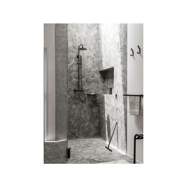 Must seinale paigaldatud vannitoa riiul Rim - Zone-image-2