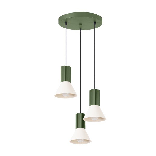 Roheline metallist ripplamp ø 30 cm Niru - Sollux