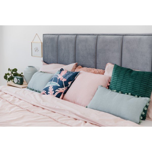 Sinihall kaheinimese voodi koos võrega ja panipaigaga , 180 x 200 cm Wega - ProSpánek-image-1