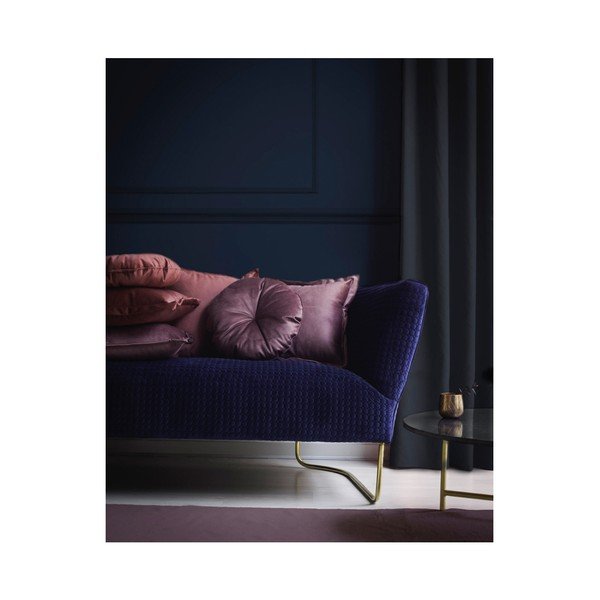 Hnědo-červený polštář z mikrovlákna Surdic Redondo, ø 45 cm-image-1