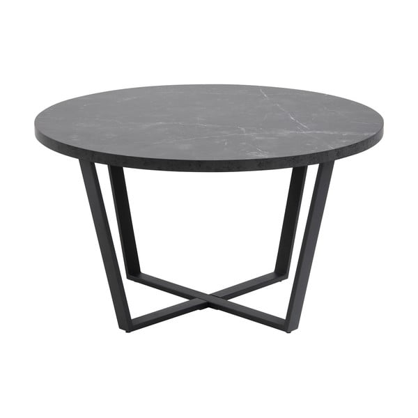 Must ümmargune kohvilaud ø 77 cm Amble - Actona-image-2