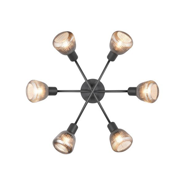 Must laevalgusti klaasist varjuga Tarifa - Trio-image-4