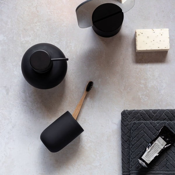 Must keraamiline tass hambaharjade jaoks Lotus - Mette Ditmer Denmark-image-4