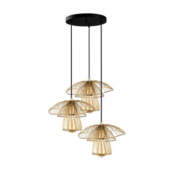 Rippvalgusti kuldset värvi , kõrgus 117 cm Root - Squid Lighting-image-3