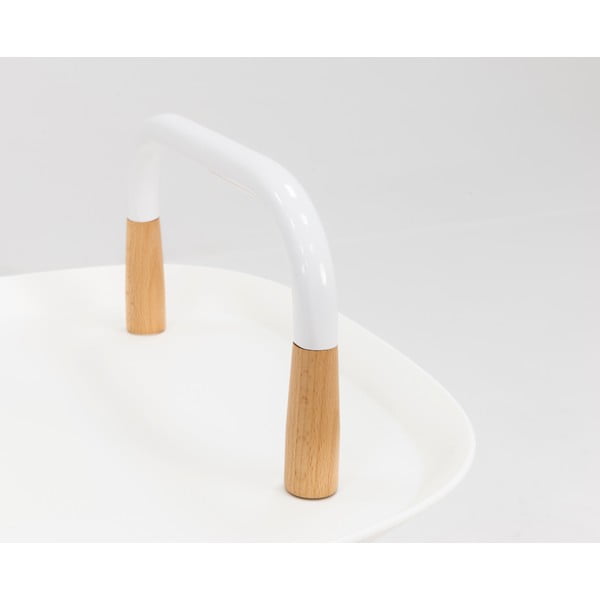 Bílý servírovací vozík na kolečkách Tenzo Wagon Beech-image-1