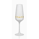 6 valge šampanjaklaasi komplekt Nordic Vintage, 190 ml Giselle - Crystalex