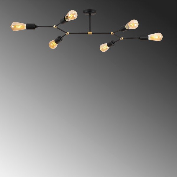 Must laevalgusti 48x95 cm Sparrow - Opviq lights-image-3