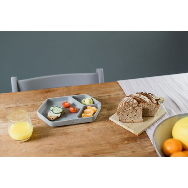 Hall silikoonist beebi taldrik 16x25 cm – Kindsgut-image-4