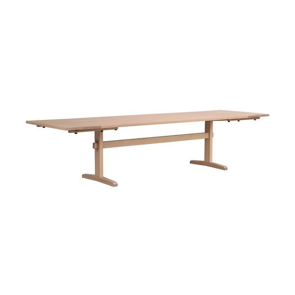 Kokkupandav söögilaud tammeplaadiga 240x95 cm Westville - Rowico-image-4