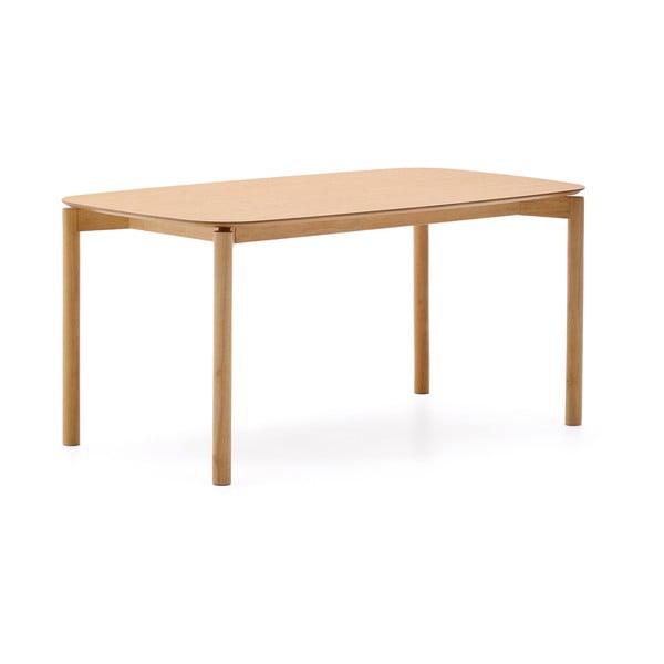 Saarepuidu spoonist söögilaud 90x160 cm Indara - Kave Home